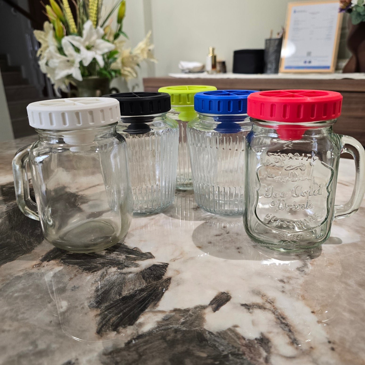 Mason Jar Lid: Fruit Fly Trap