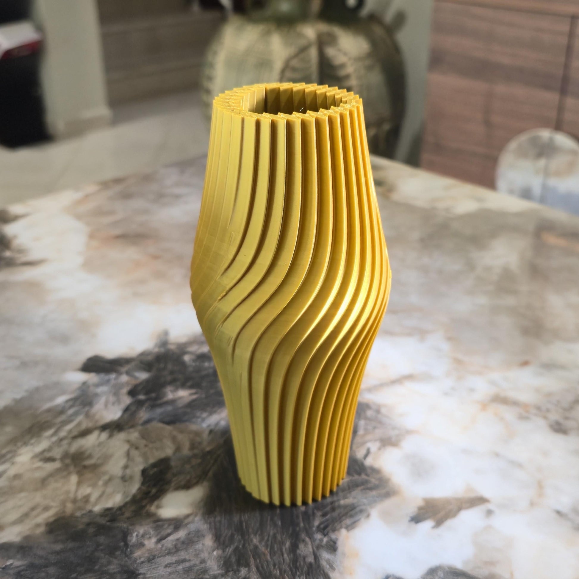 Ribbed Wave Vase