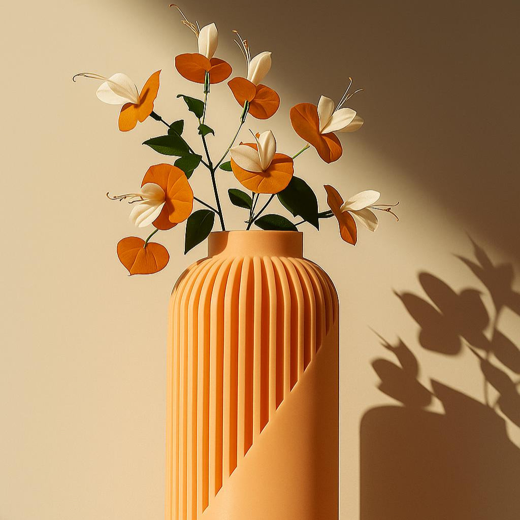 Modern Halo Vase – Minimalist Decorative Flower Vase for Home, Shelf & Table Decor