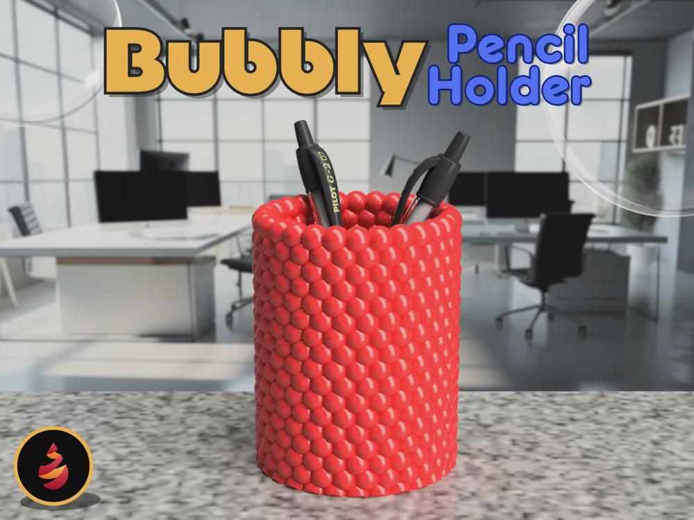 Bubbly Pencil Holder – Colorful Desk Organizer for Pens & Brushes