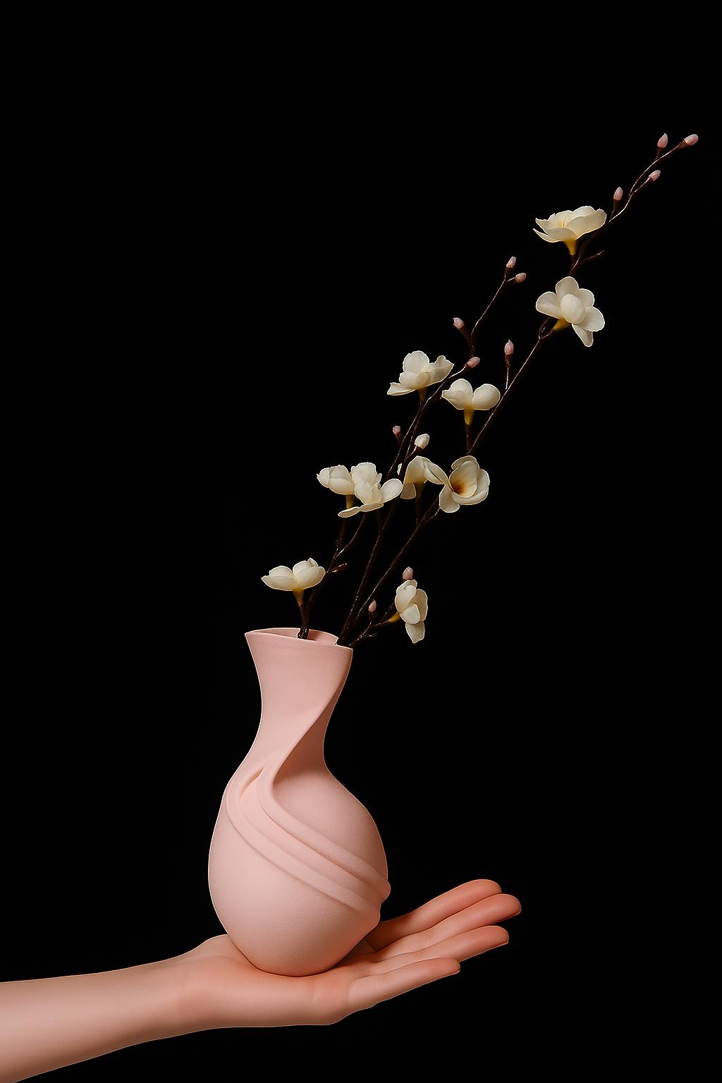 Modern Nova Vase – Minimalist Decorative Flower Vase for Home, Shelf & Table Decor