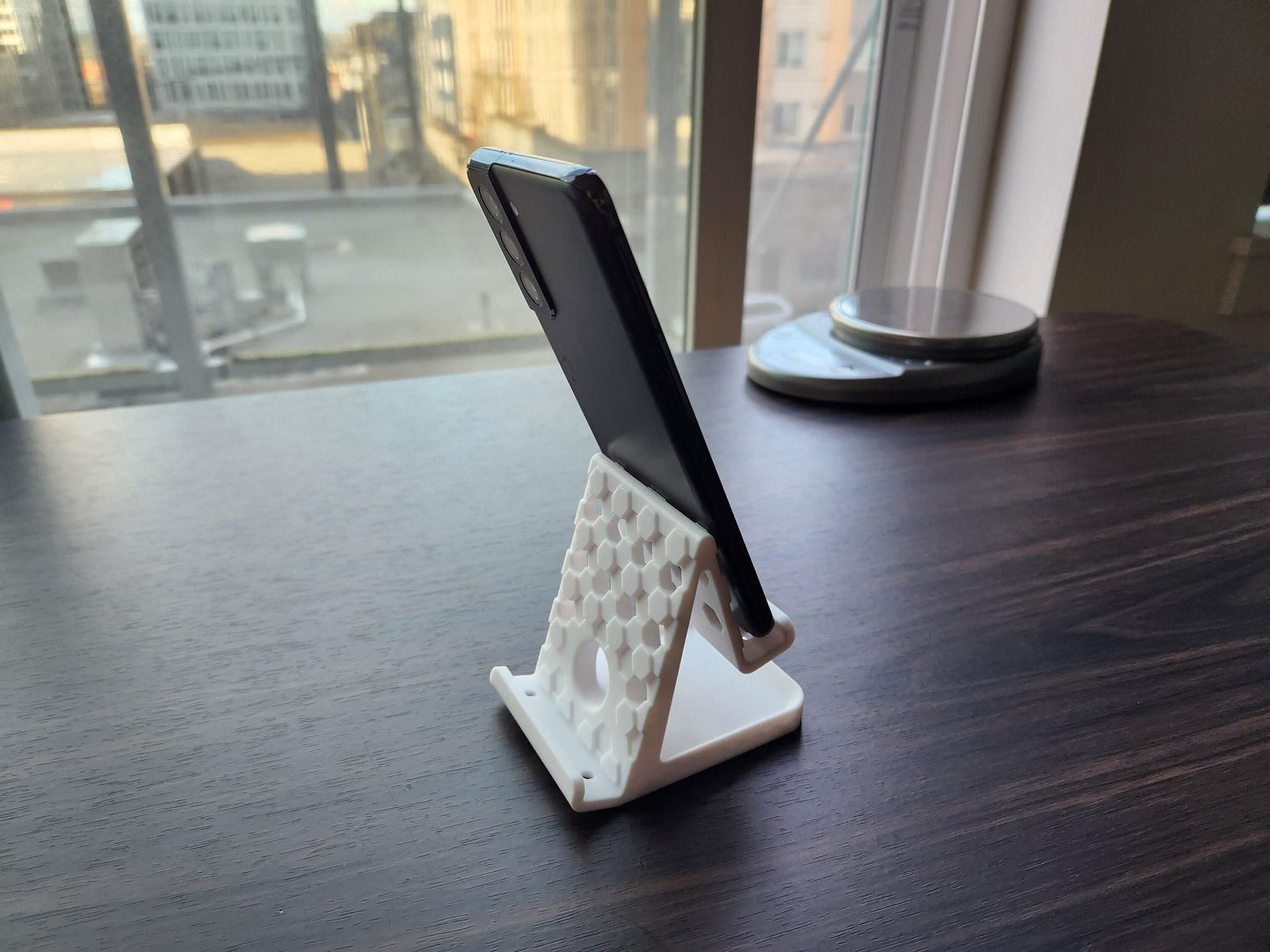 Multi-Use Multi-Angle Phone Holder or Laptop Holder or Tablet Holder with Modern Design