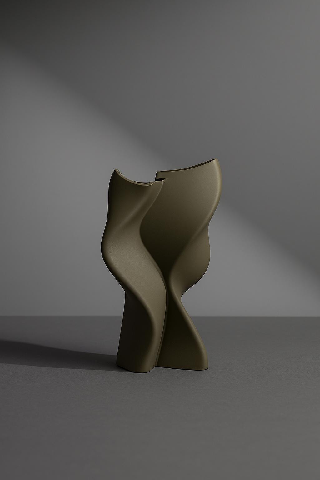 Wobbly Vase – Minimalist Decorative Flower Vase for Home, Shelf & Table Decor