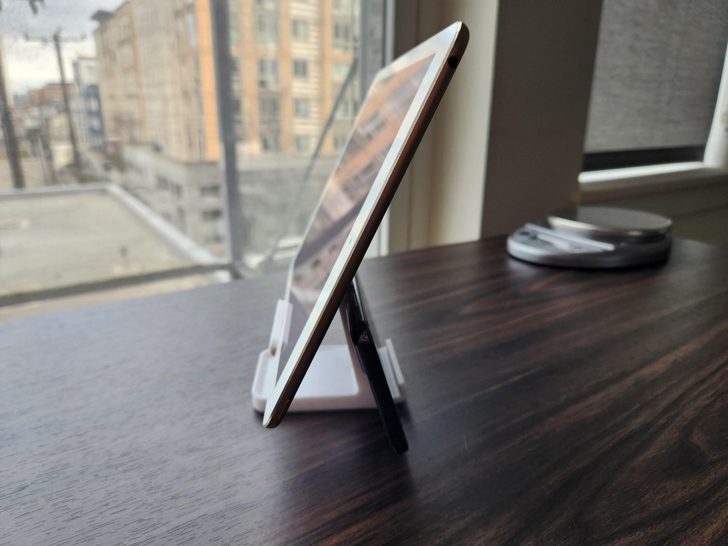 Multi-Use Multi-Angle Phone Holder or Laptop Holder or Tablet Holder with Modern Design