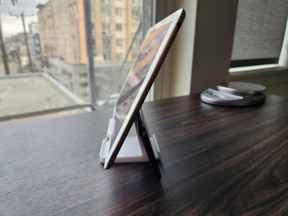 Multi-Use Multi-Angle Phone Holder or Laptop Holder or Tablet Holder with Modern Design