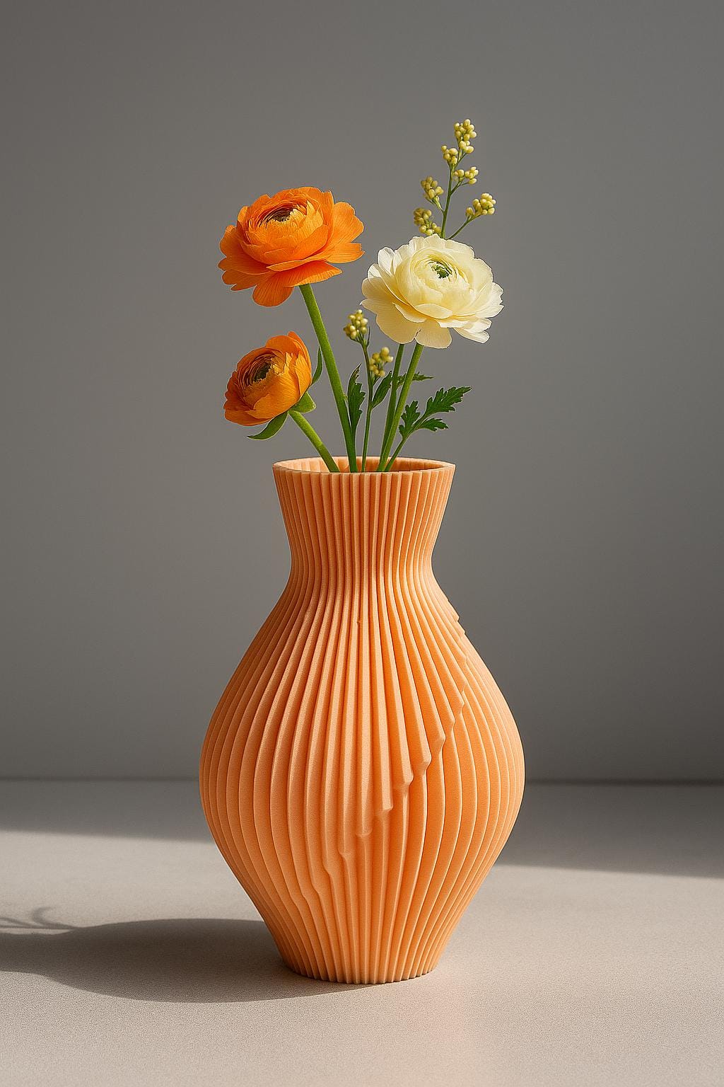 Minimalist Decorative Flower Vase for Home, Shelf & Table Decor