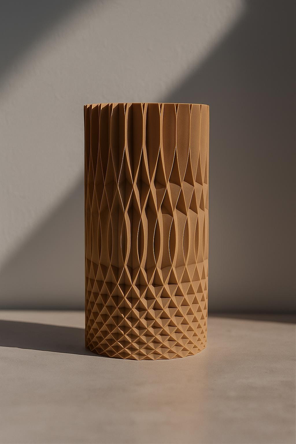 Modern Sleek Vase – Minimalist Decorative Flower Vase for Home, Shelf & Table Decor