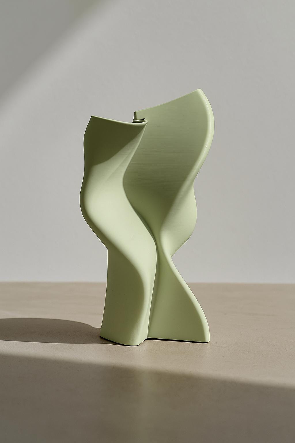 Wobbly Vase – Minimalist Decorative Flower Vase for Home, Shelf & Table Decor