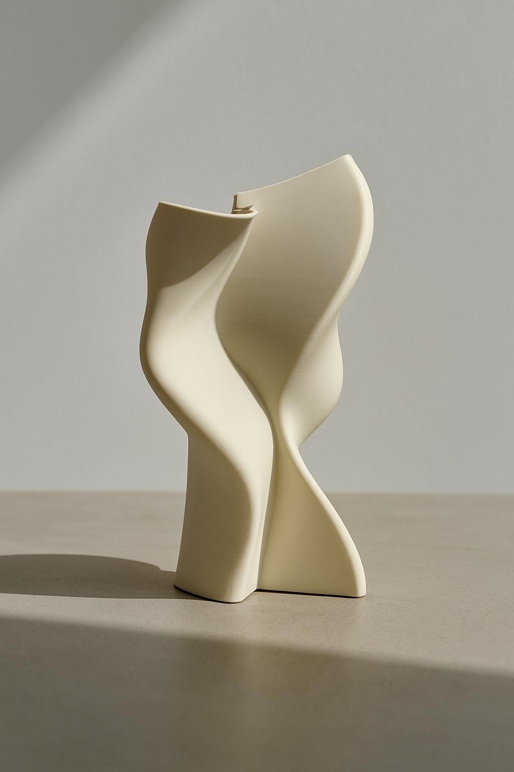 Wobbly Vase – Minimalist Decorative Flower Vase for Home, Shelf & Table Decor