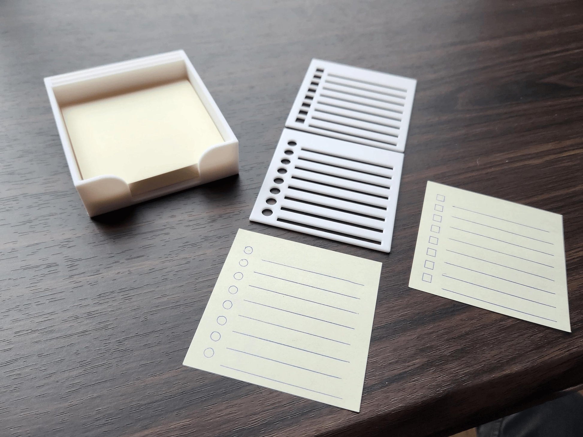 Sticky note stencil set