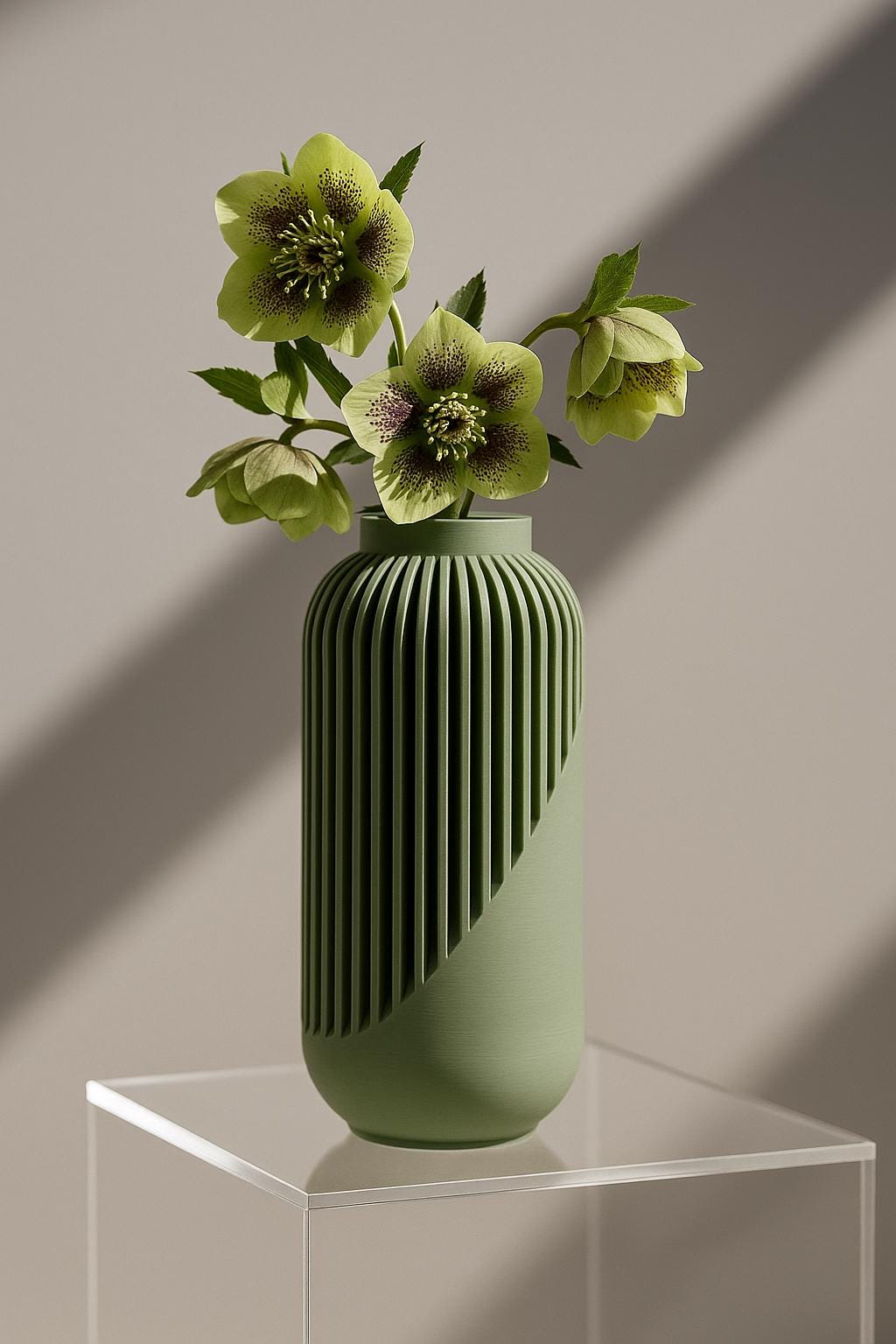 Modern Halo Vase – Minimalist Decorative Flower Vase for Home, Shelf & Table Decor