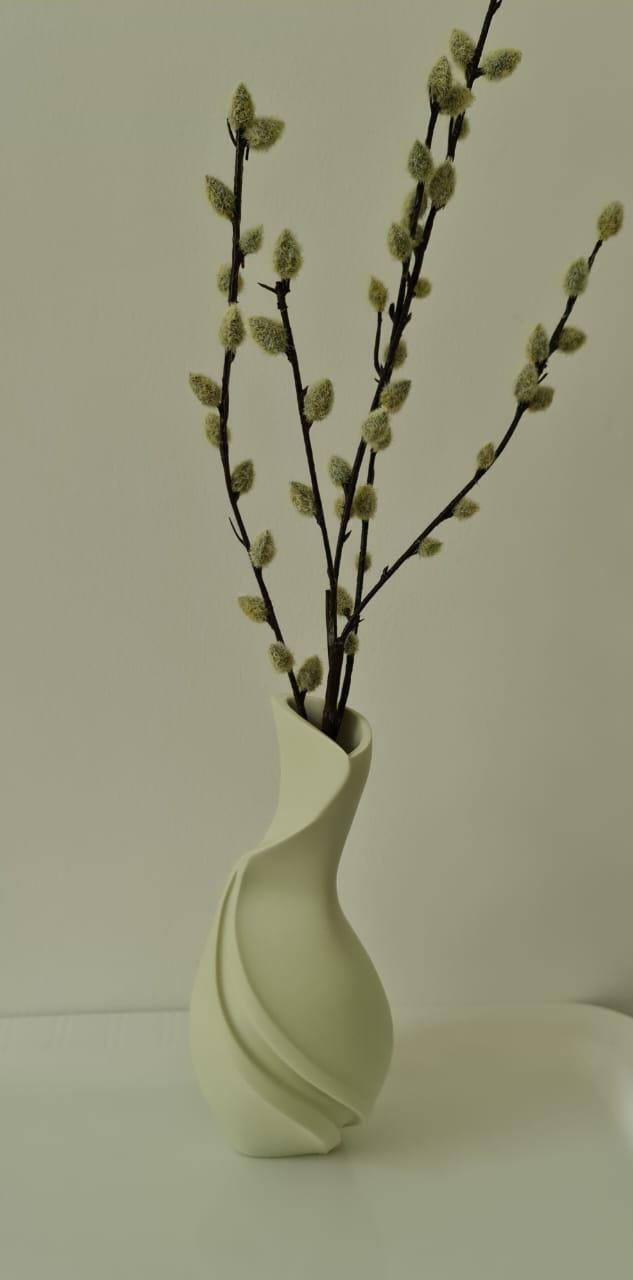 Modern Nova Vase – Minimalist Decorative Flower Vase for Home, Shelf & Table Decor