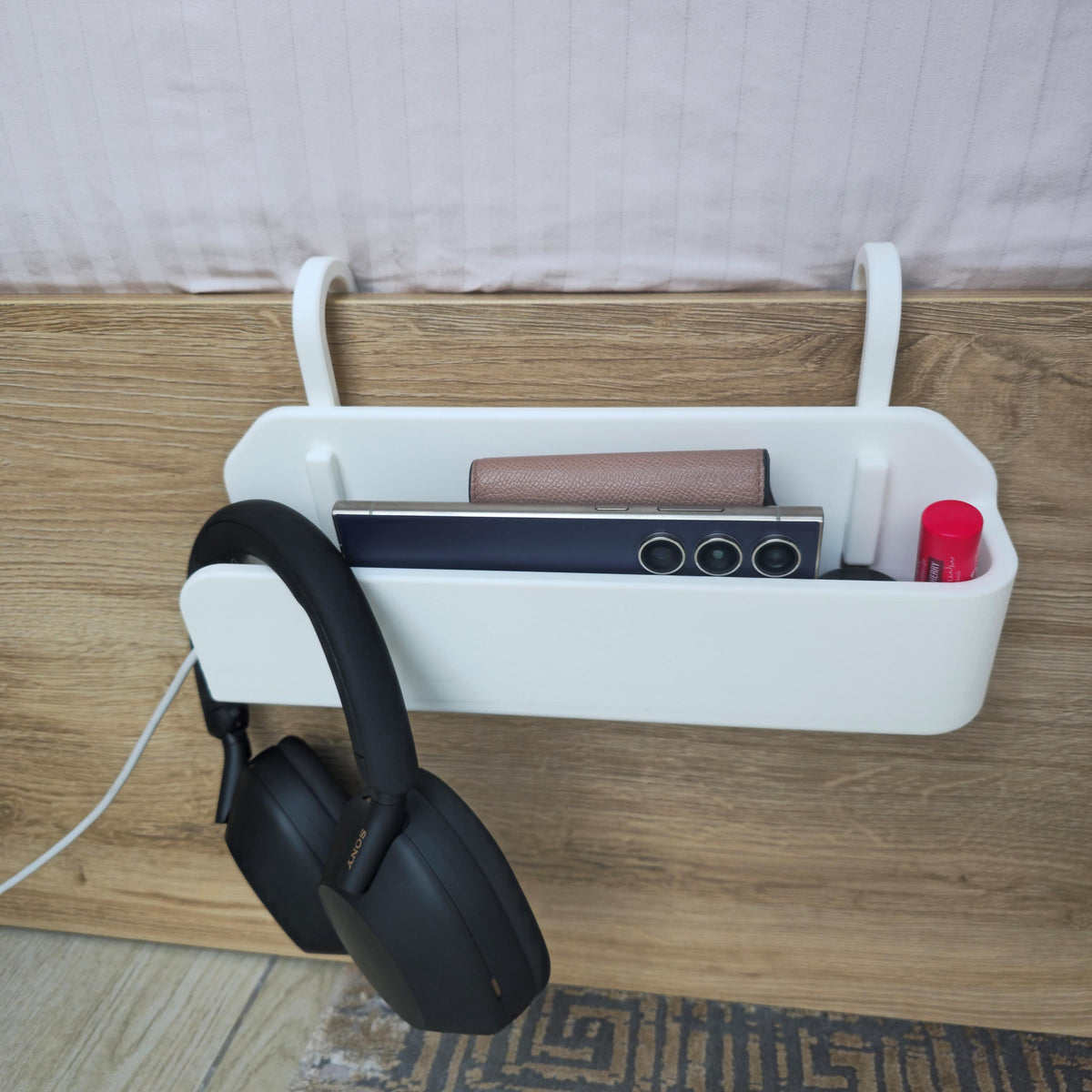 Clip-On Bedside Storage Box