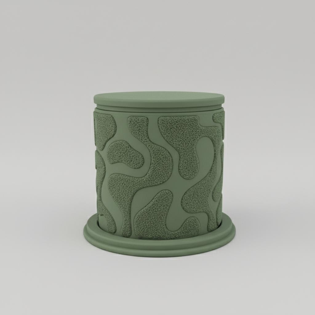 Decorative Mossy Planter Pot